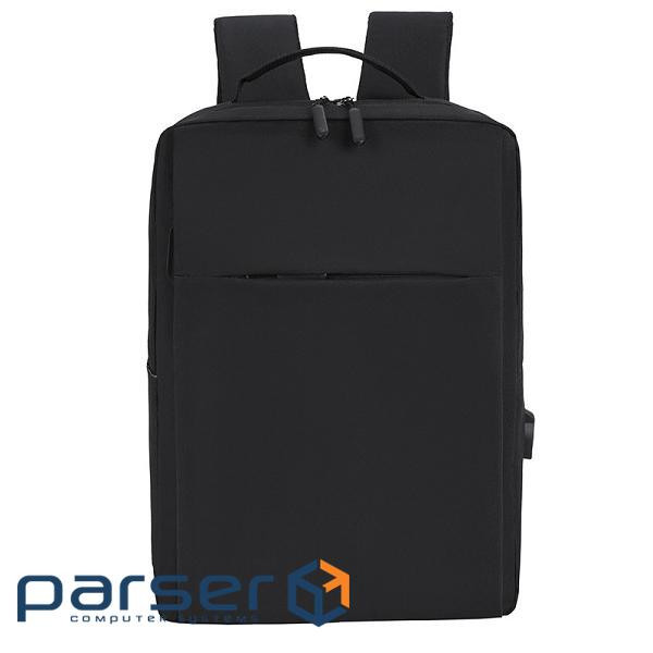 Рюкзак для ноутбука 17", Linxue-B, матеріал нейлон / полієстр, вихід під USB-кабель, 20-35L