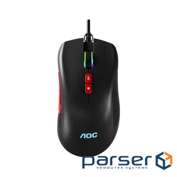 Мишка AOC GM180B LED USB Black (GM180B/LA)