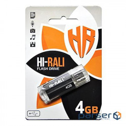 Флеш-накопичувач Hi-Rali Corsair Series USB 4GB Black (HI-4GBCORBK)