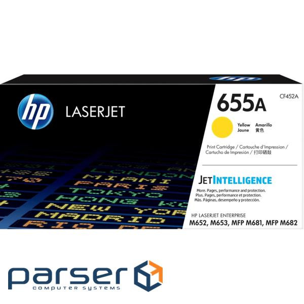 Картридж HP CLJ 655A Yellow 10.5K (CF452A)