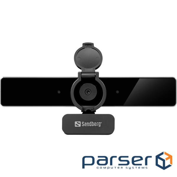 Веб-камера Sandberg 4K Webcam USB-A/USB-C connection, ENC, Remote control (134-45)