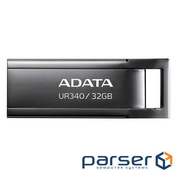 Флеш накопичувач USB 32Gb ADATA UR340, Black, USB 3.2 Gen 1, до 100 МБ/с (AROY-UR340-32GBK)