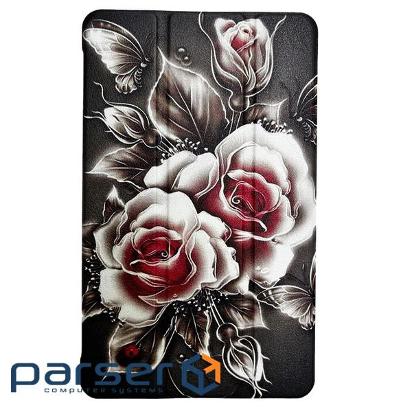 Чeхол BeCover Smart Case для Samsung Galaxy Tab A9 SM-X115 8.7" Black Rose (711266)