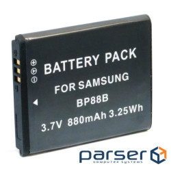 Акумулятор до фото / відео Extradigital Samsung BP88B, Li-ion, 880 mAh (DV00DV1385)