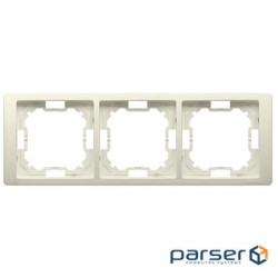 Рамка Neos BASIC 3x кратна, бежевый (BMRC3/12)