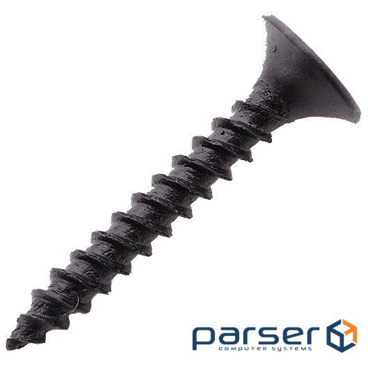 Саморіз APRO APRO 3,5х25 для гіпсокартону по металу фосфатований (пач 250шт) )