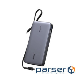 Батарея універсальна Ugreen 25000mAh 165W DualCable (PB552 55995B) (PB552 55995B) (P (PB552  55995B)