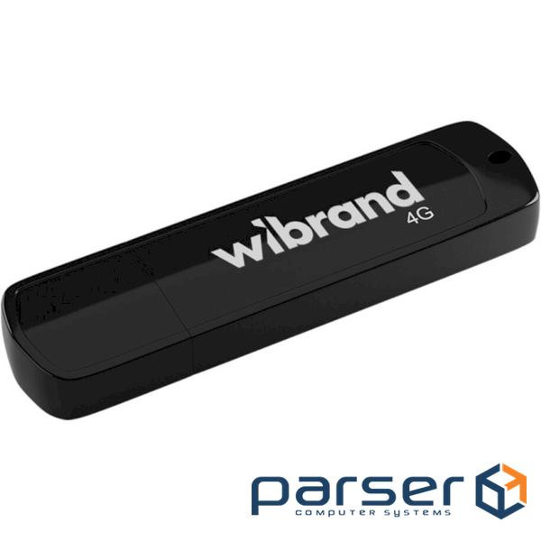 Флешка WIBRAND Grizzly 4GB USB2.0 Black (WI2.0/GR4P3B)
