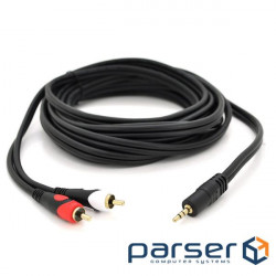 Кабель VOLTRONIC DC3.5 (тато) => 2хRCA (тато) (YT-3.5(M)/2х RCA(M)-3.0PCu)