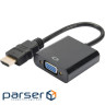 Перехідник HDMI to VGA Digitus (DA-70461)