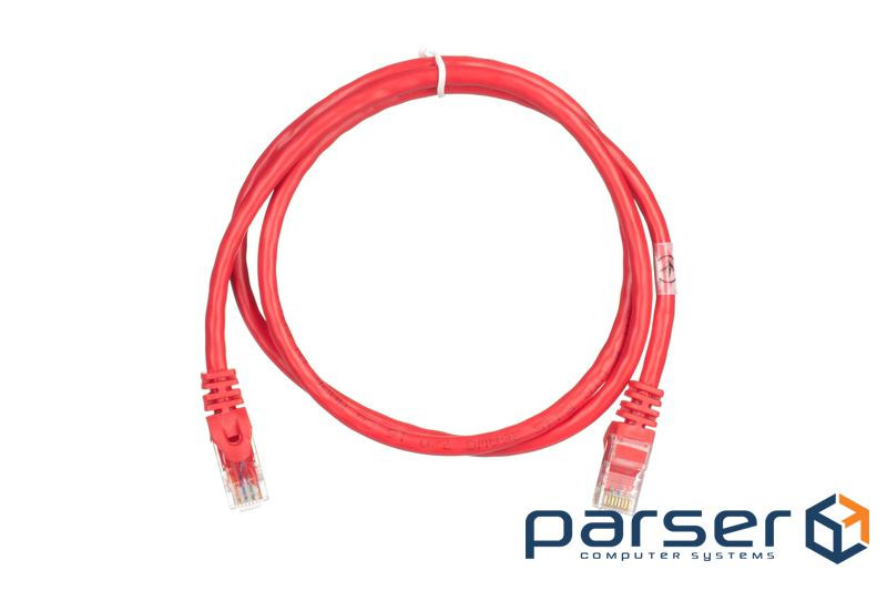 Патч корд 2E Cat 6,UTP,RJ45, 26AWG ,7/0.16 Cu, 1.00 m, PVC,Red (2E-PC6COP-100RD)