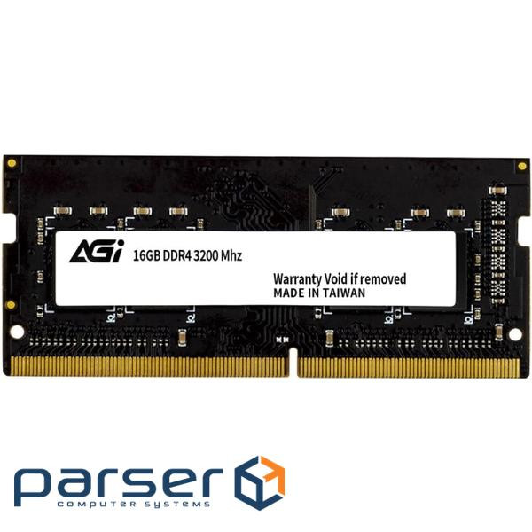 SoDIMM 16Gb DDR4 3200 MHz AGI SD138, Retail (AGI320016SD138-ST)