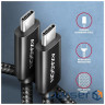 Кабель AXAGON BUCM2-CM20AB USB-C <-> USB-C 2.0, 2m, PD 240W 5A, Black