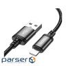 Дата кабель USB 2.0 AM to Lightning 3.0m X91 Radiance black HOCO (6931474788702)
