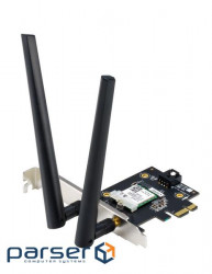 Wireless adapter Asus PCE-AXE5400 (Wi-Fi 6/6E, Bluetooth 5.2, MU-MIMO, OFDMA, 2 external antennas )