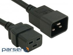 Device power cable IEC(C19)-(C20) 1.8m, core 3x1.50mm D=8.6mm Cu, black (84.00.7064-1)