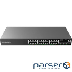 Grandstream GWN7803PH Pro, Layer 2++ Managed Network switch, 24x Gb RJ45 PoE