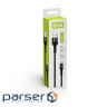 Дата кабель USB 2.0 AM to Micro 5P 1.0m nylon black ColorWay (CW-CBUM045-BK)