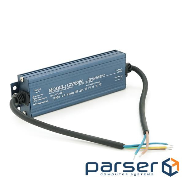Імпульсний блок живлення герметичний (Ledconverter)12V 60W,IP67 (S-12-60) (Ledconverter)12V 60W,IP67 (S-12-60)