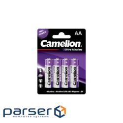 Батарейка Camelion AA LR6 Ultra Alkaline * 4 (LR6-BP4UT)