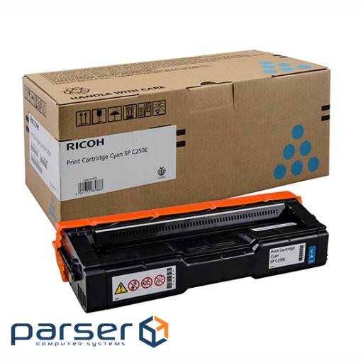 Ricoh SPC250 / SPC260 / SPC261 Cyan Toner Cartridge 1.6K (407544)