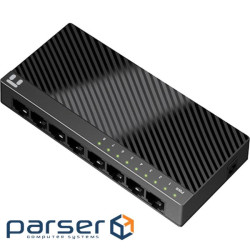 Мереж.акт NETIS ST3108C 8-портовий комутатор 10/100Mbps Fast Ethernet