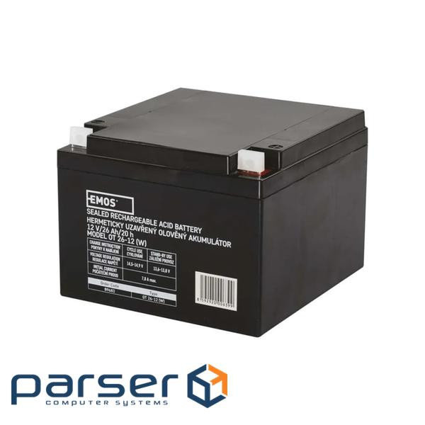 Батарея до ДБЖ EMOS 12V 26Ah (B9683)