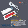 Мережевий подовжувач TECCO 3м 4 поста white (8681277842733)