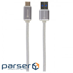 Кабель SKROSS USB2.0 AM/3.0CM 1м Silver (2.700243)