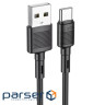Кабель USB Type-C - USB Type-C 1 м Hoco X83 Victory Black (X83B)
