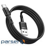 Кабель USB Type-C - USB Type-C 1 м Hoco X83 Victory Black (X83B)