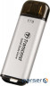 Портативний SSD TRANSCEND ESD300 1TB USB3.1 Gen2 Silver (TS1TESD300S)