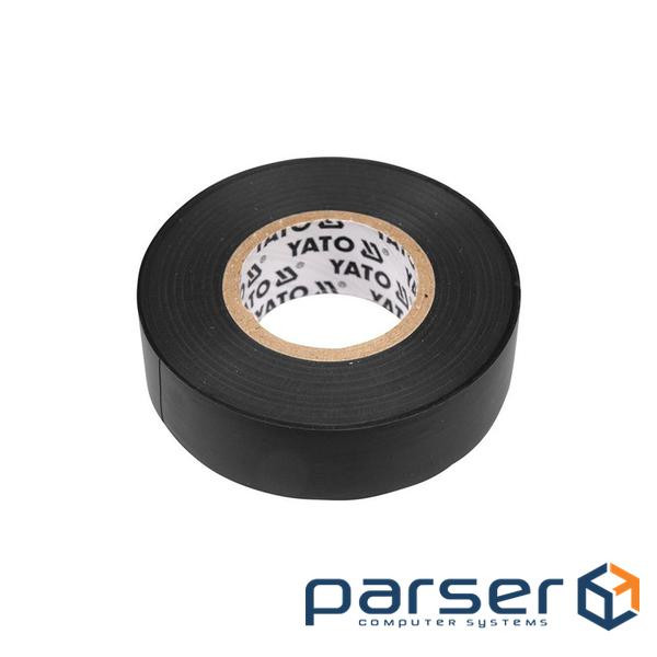 Ізоляційна стрічка Yato YT-8165 19мм х 20м чорна 