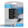Флеш пам'ять PNY Attache X 128GB Black 3 шт (P-FD128X3ATTX-GE)