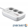 Мережевий фільтр COLORWAY CW-CHE34PDW White, 3 розетки, 2xUSB-C, 2xUSB, 2м 