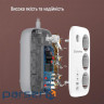 Мережевий фільтр COLORWAY CW-CHE34PDW White, 3 розетки, 2xUSB-C, 2xUSB, 2м 