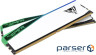 Модуль пам'яті PATRIOT Viper Elite 5 RGB White DDR5 6200MHz 32GB Kit 2x16GB (PVER532G62C42KW)