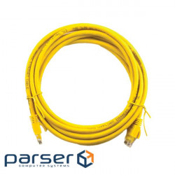 Patch cord cast UTP RJ45 cat. 5E 1 m (yellow ) (20009)