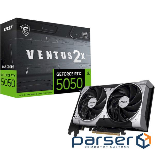 Відеокарта MSI GeForce RTX 5050 8G Ventus 2X OC (V538-002R)