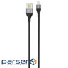 Дата кабель USB 2.0 AM to Lightning 1.0m 2.4A double-side grey XO (NB188-L-1-GR)
