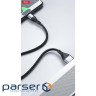 Дата кабель USB 2.0 AM to Lightning 1.0m 2.4A double-side grey XO (NB188-L-1-GR)
