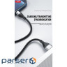Дата кабель USB 2.0 AM to Lightning 1.0m 2.4A double-side grey XO (NB188-L-1-GR)