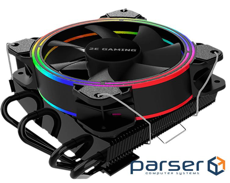 Процесорній кулер 2E GAMING Air Cool AC120T4-ARGB, LGA1700, 1200, 115x, 1366, AM5, (2E-AC120T4-ARGB)