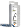 Концентратор Armorstandart USB-C to 4USB Grey (ARM69364)