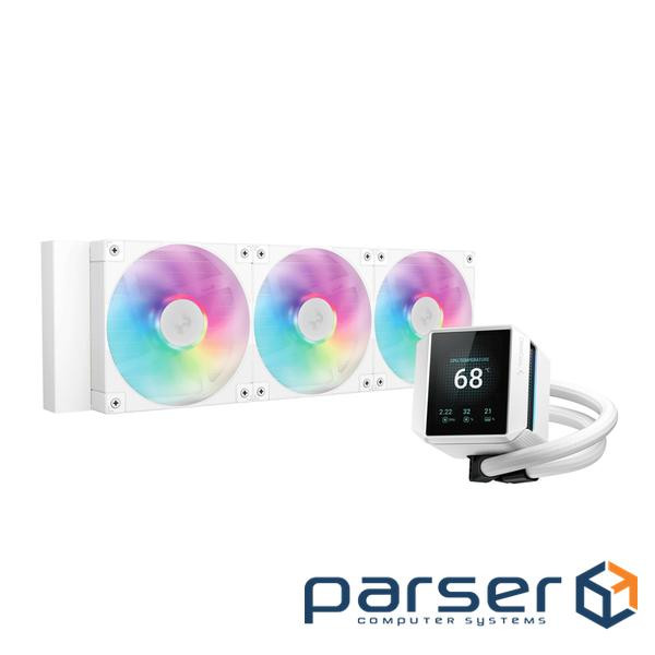 Система водяного охолодження DeepCool Mystique 360 ARGB White (R-LX360-WHDSNMCP-G-1), Intel: LGA1700/