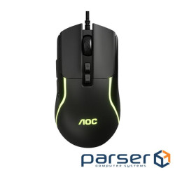 Мишка AOC GM170B LED USB Black (GM170B/LA)