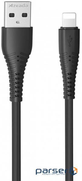 Дата кабель USB 2.0 AM to Lightning PD-B85a Black Proda (PD-B85i-BK)