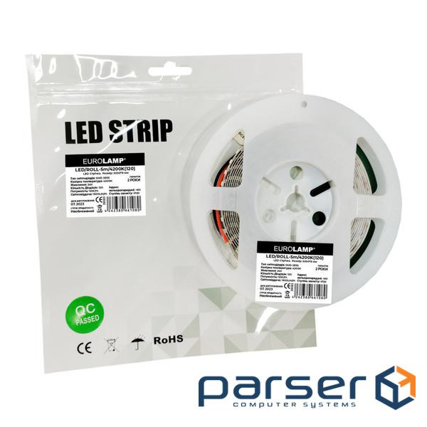 Світлодіодна стрічка Eurolamp LED/ROLL 24V, 4200K 5м (LED/ROLL 24V, 4200K (LED/ROLL 24V, 4200K  5м)