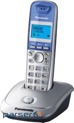 Радіотелефон Panasonic DECT KX-TG2511UAS Silver АОН, Caller ID (журнал на 50 вызовов)