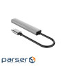 USB-хаб ORICO Type-C - USB3.0, 2xUSB2.0, TF (AH-12F-GY-BP)